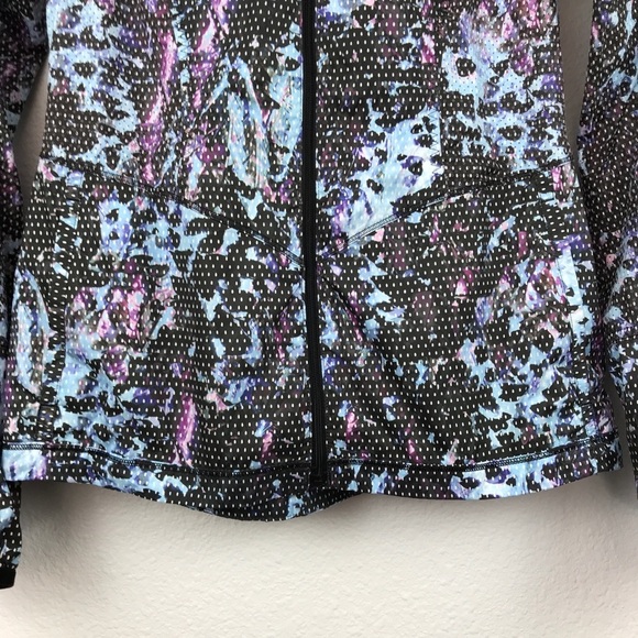 Lululemon Back Pack It Jacket‎ Floral Sport Tranquil Blue Multi Size 2 - Picture 10 of 13